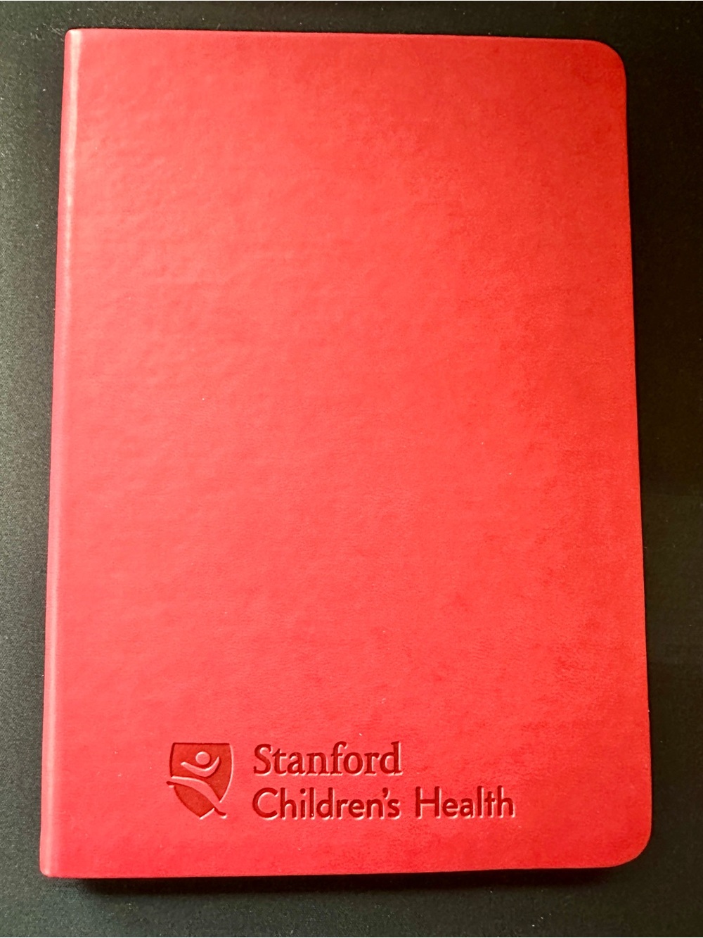 Red Leeman Journal Notebook Italian Faux Leather NEW w/Gift Box 8.25x5.5